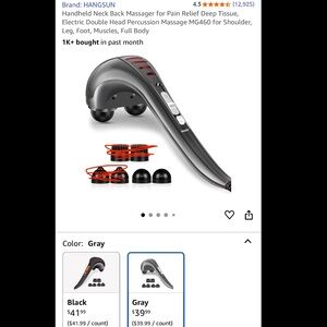 ☀️2/$25☀️ HANGSUN Handheld Neck Back Massager